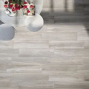 Background tile, Effect wood, Color grey, Unglazed porcelain stoneware, 23x100 cm, Finish matte